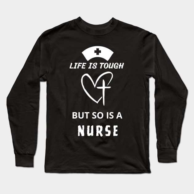 christian nurse strong Long Sleeve T-Shirt by vaporgraphic